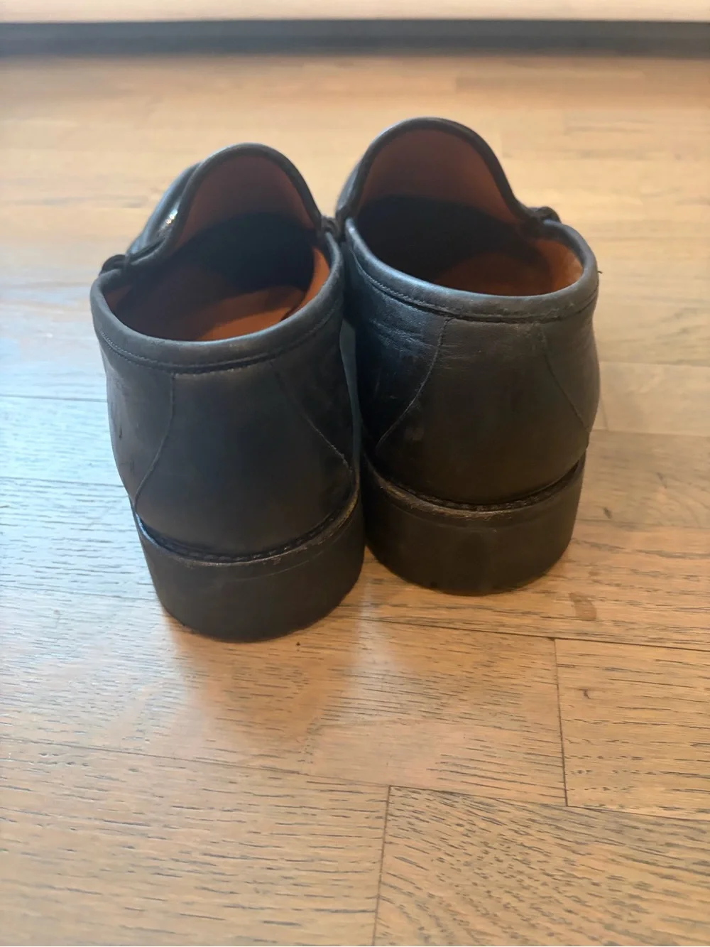Gucci Men's Black Leather Loafers